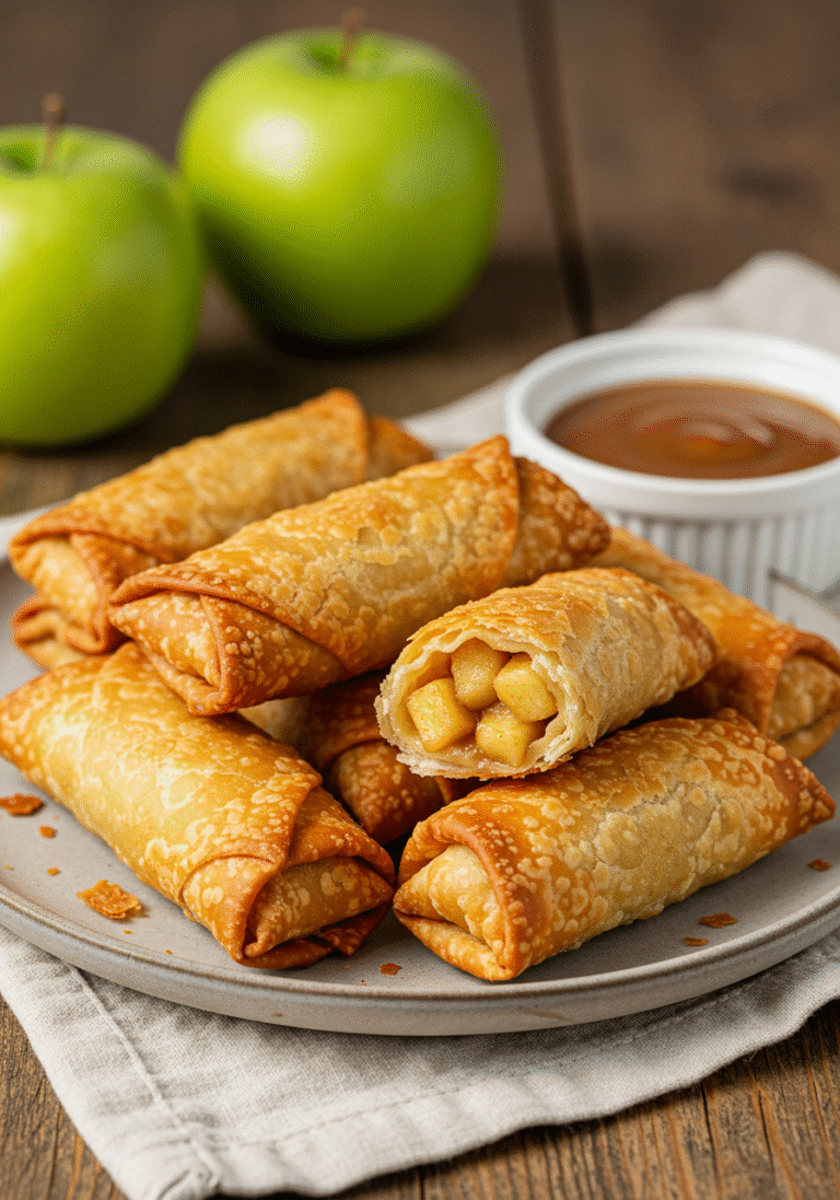 Apple Pie Egg Rolls Recipe