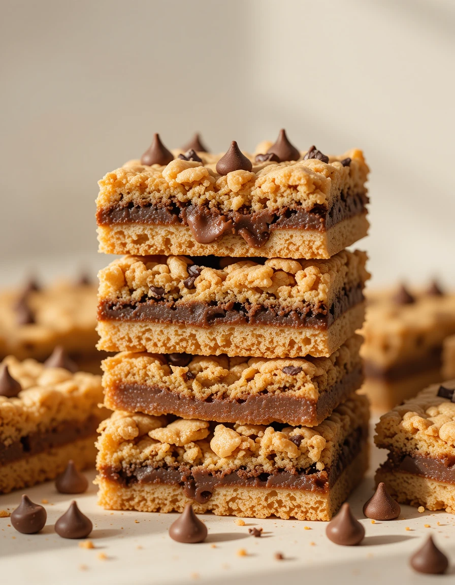 Chocolate Chip Cookie Cheesecake Bars Recipe