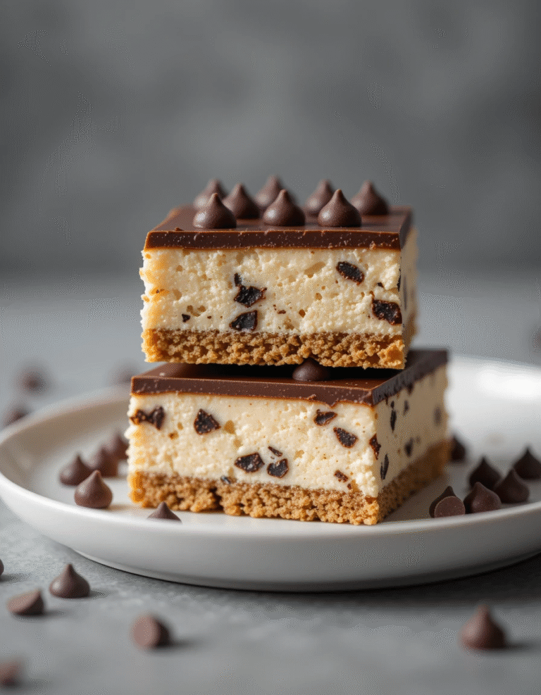 Chocolate Chip Cookie Cheesecake Bars Recipe