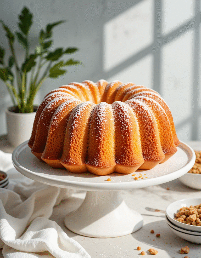 Easy Snickerdoodle Bundt Cake Made With A Cake Mix Recipe
