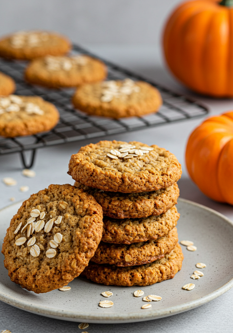 Pumpkin Oatmeal Cookies Recipe