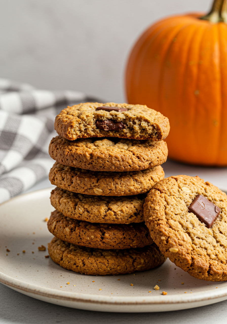 Pumpkin Oatmeal Cookies Recipe