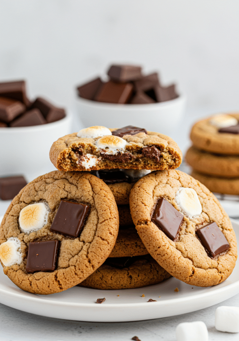Pumpkin Smores Cookies Recipe