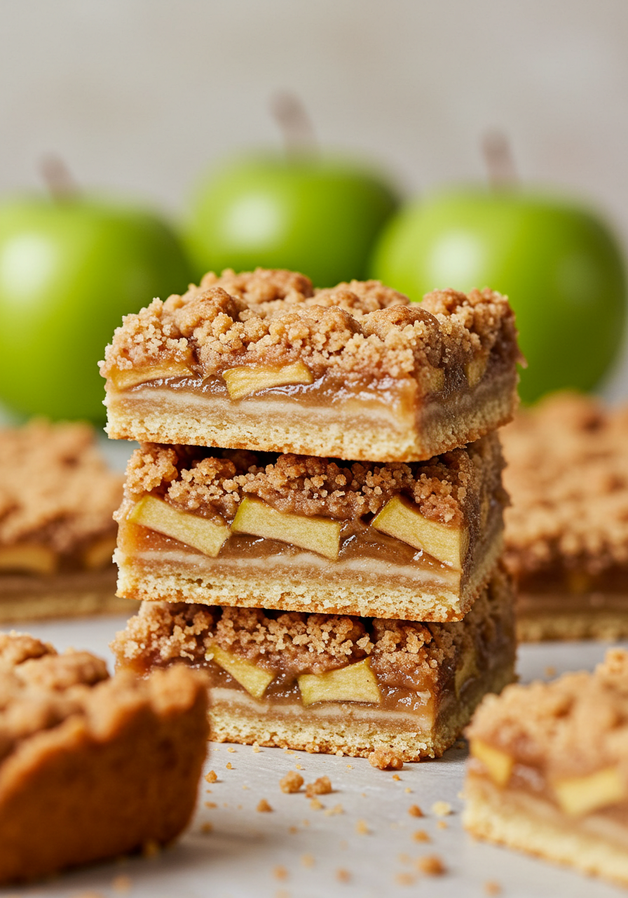 Apple Crisp Bars With Crumb Topping Recipe