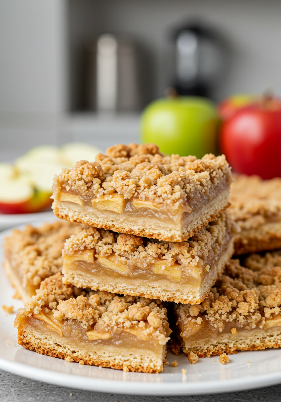 Apple Crisp Bars With Crumb Topping Recipe