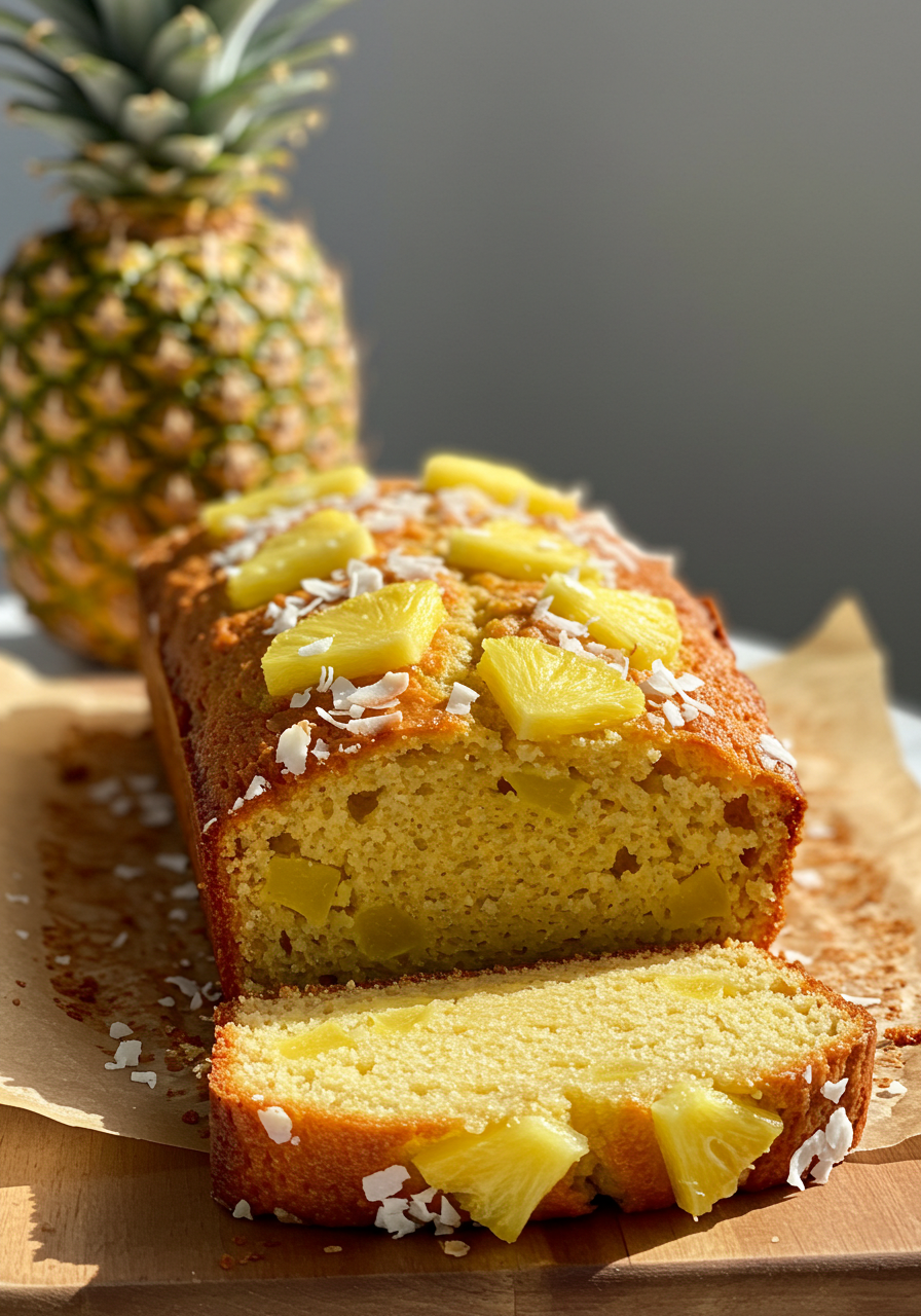 Coconut Pineapple Banana Bread Recipe