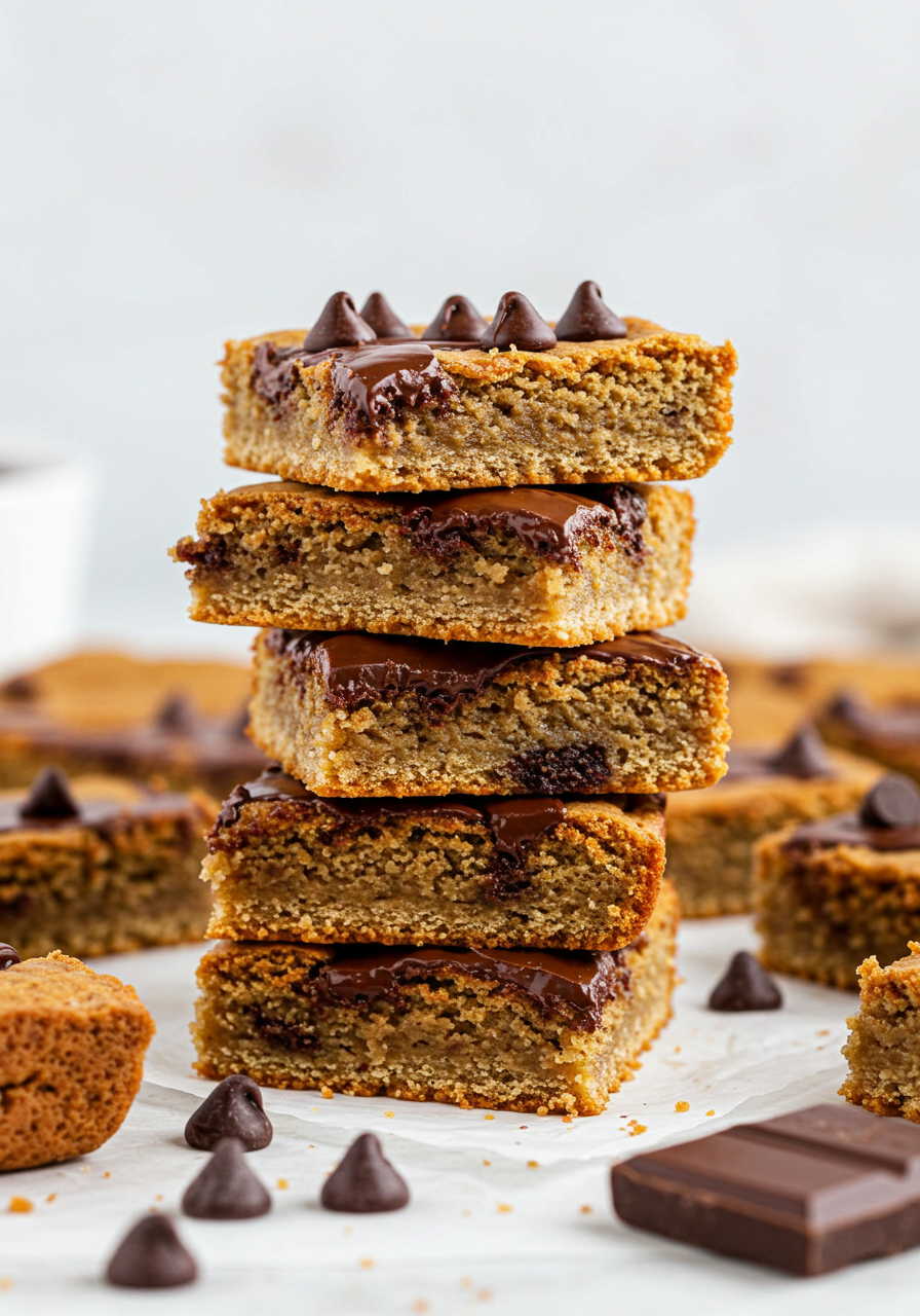 Fudgy Pumpkin Chocolate Chip Bars Recipe
