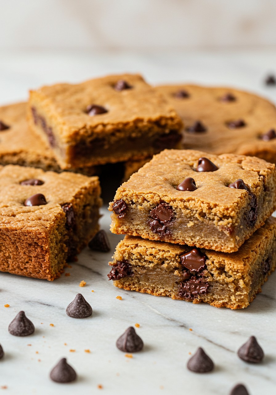 Fudgy Pumpkin Chocolate Chip Bars Recipe